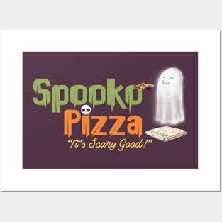 Spooko Pizza Wide Logo Posters and Art